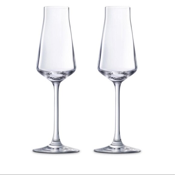 🌟 Host Pick🌟 Chateau Baccarat Crystal Champagne Flute Set of 2🥂 🆕 - Picture 2 of 9